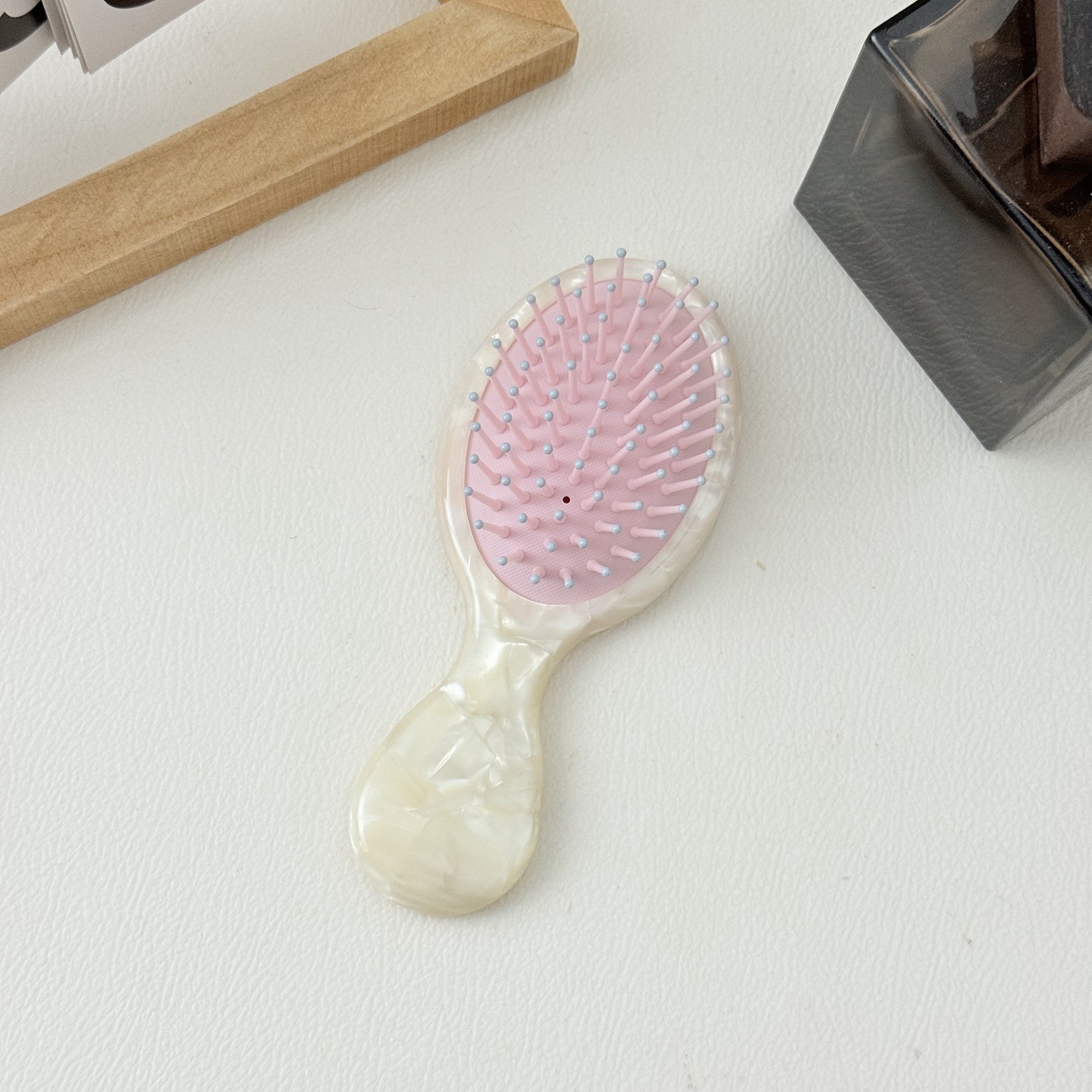Peigne pour cheveux en acétate d'air avec nom personnalisé