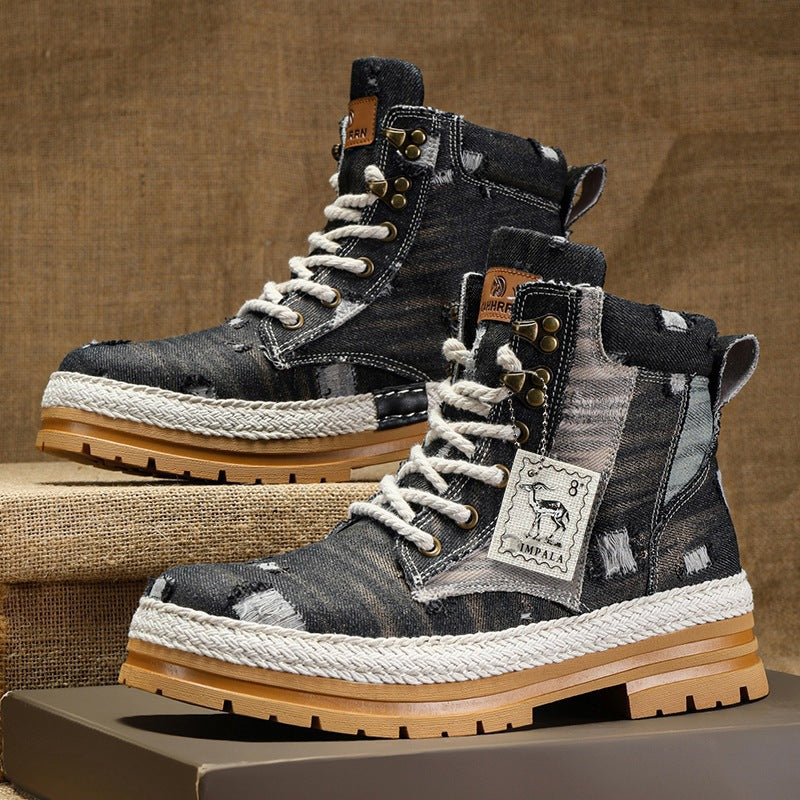 Denim d'automne haut de gamme pour hommes