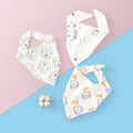 Bébé coton doux Triangle écharpe pour les hommes et les femmes