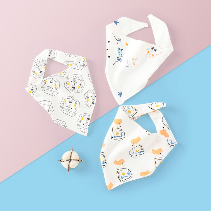 Bébé coton doux Triangle écharpe pour les hommes et les femmes