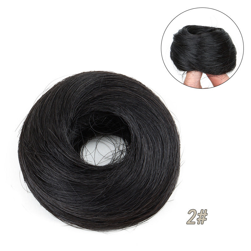 Bande de caoutchouc droite cravate de cheveux pour les femmes