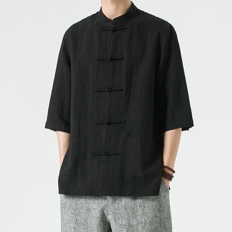 Chemise style chinois retro Tang style chinois