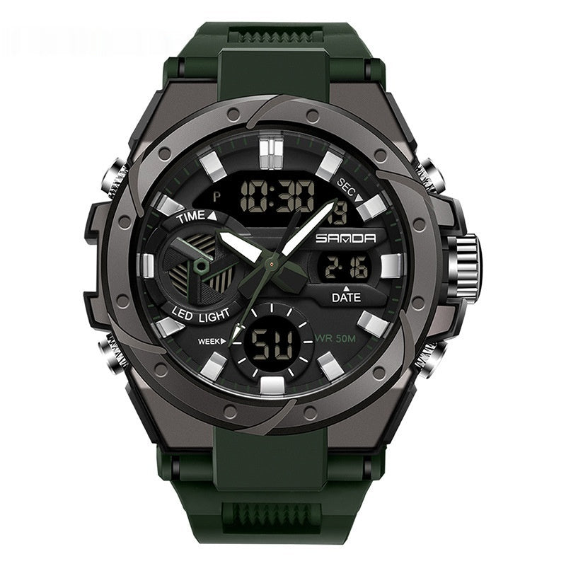 Montre électronique multifonctionnelle en extérieur lumineux étanche