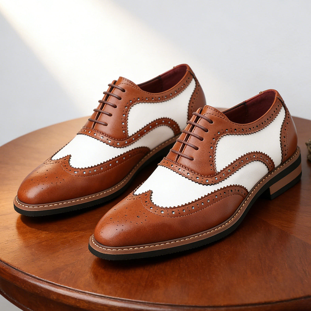 Chaussures polyvalentes pour hommes en dentelle pointue