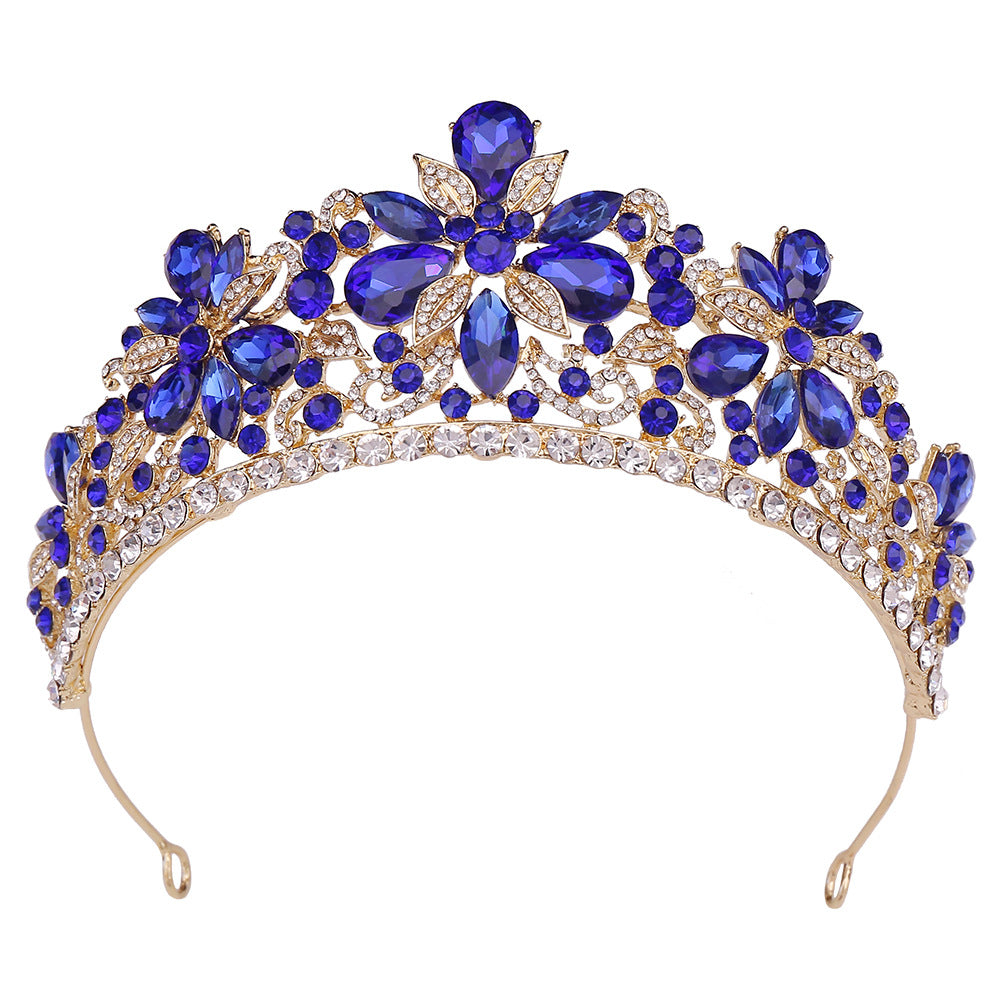 Feuilles Strass Couronne Cheveux Accessoire Bandeau