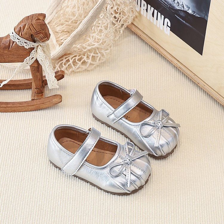 Chaussures en cuir plissé Xiaoxiangfeng