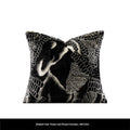 Troisième espace Luxueux Villa Clubhouse Salon Canapé Coussin Couverture avec la fourrure de lapin doux