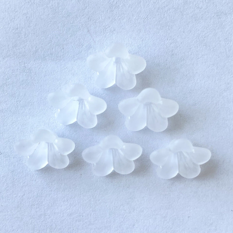 Perles 5-Petal Acrylique Matte