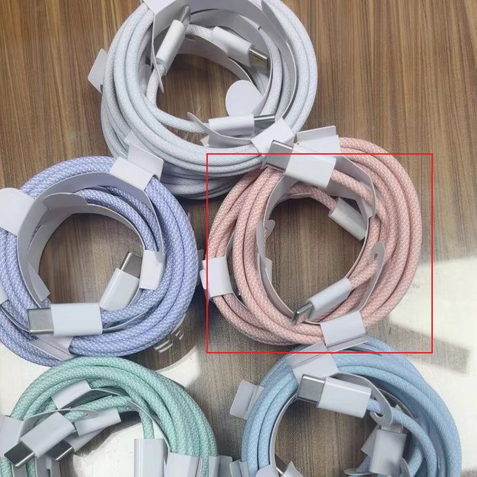 Câble de données charge rapide ligne Macaron