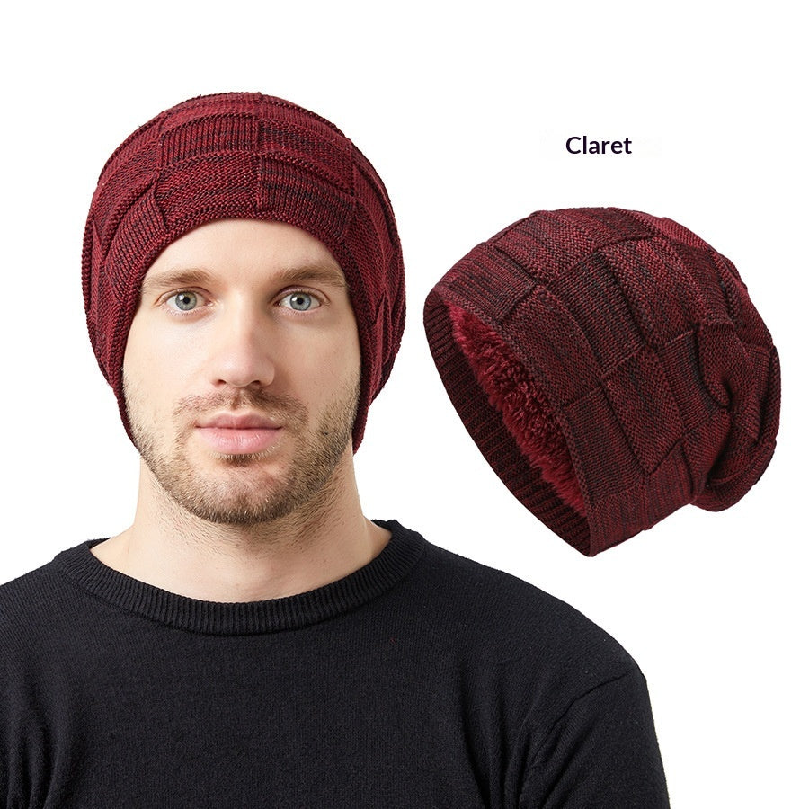 Hommes Chapeau tricoté d'hiver Couples Style chaud Flèche-lin d'oreille protection de laine
