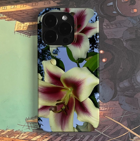 Dark Night Flower Trend Retro Art Telephone Case