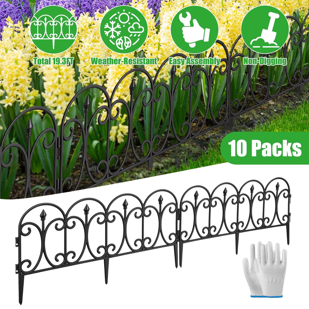 10 packs de jardin flexible Edging