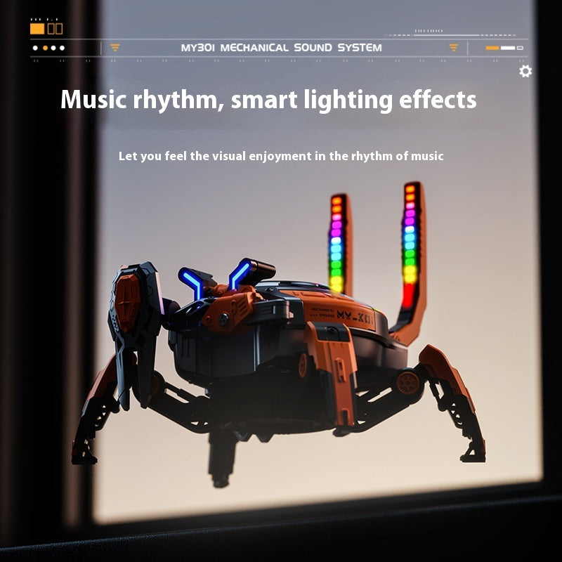 Haut-parleur de crabe mécanique sans fil de vent Bluetooth