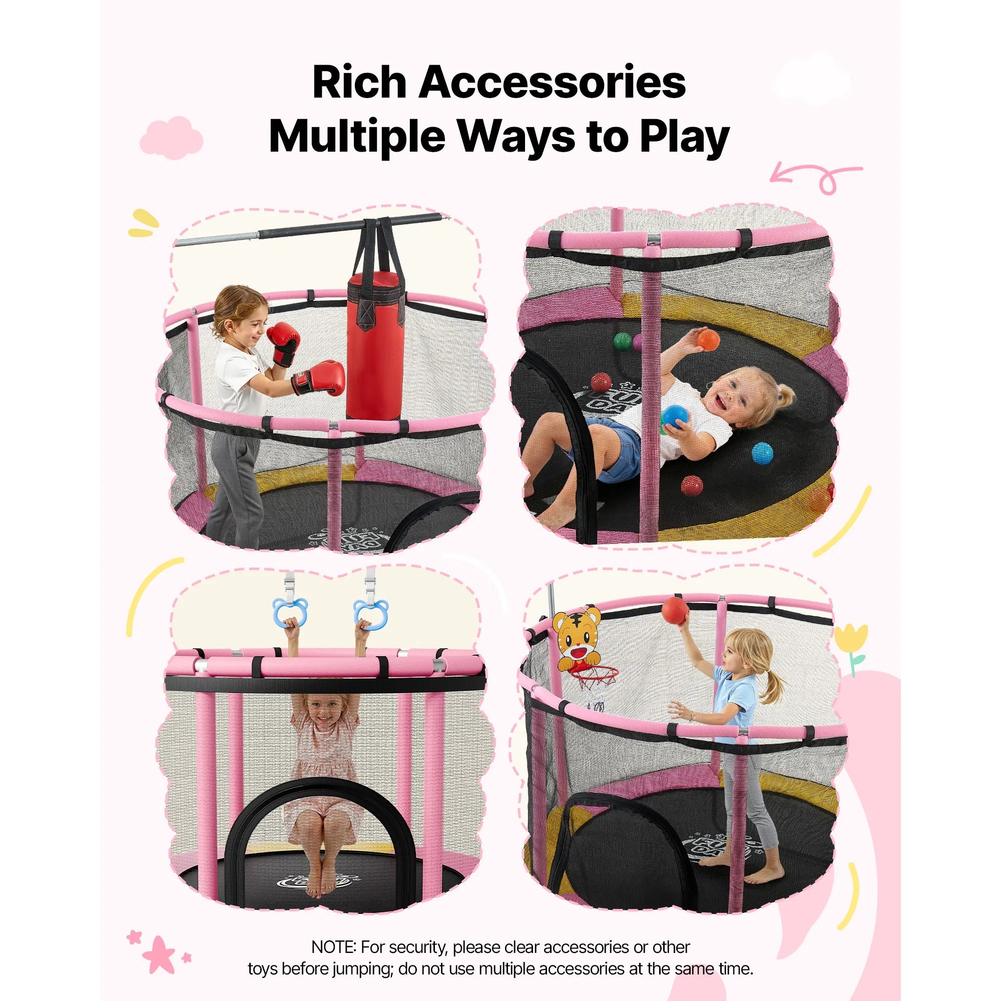 Trampoline de 60 pouces pour enfants