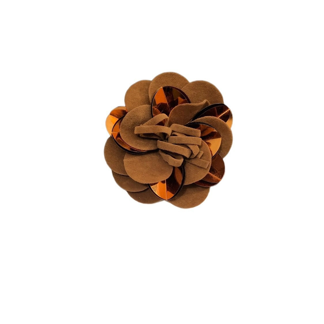 Fine Flannel Flowers Corsage Enveloppé Fleur Coiffure Clip Fleur Sac à main Pendentif Broch