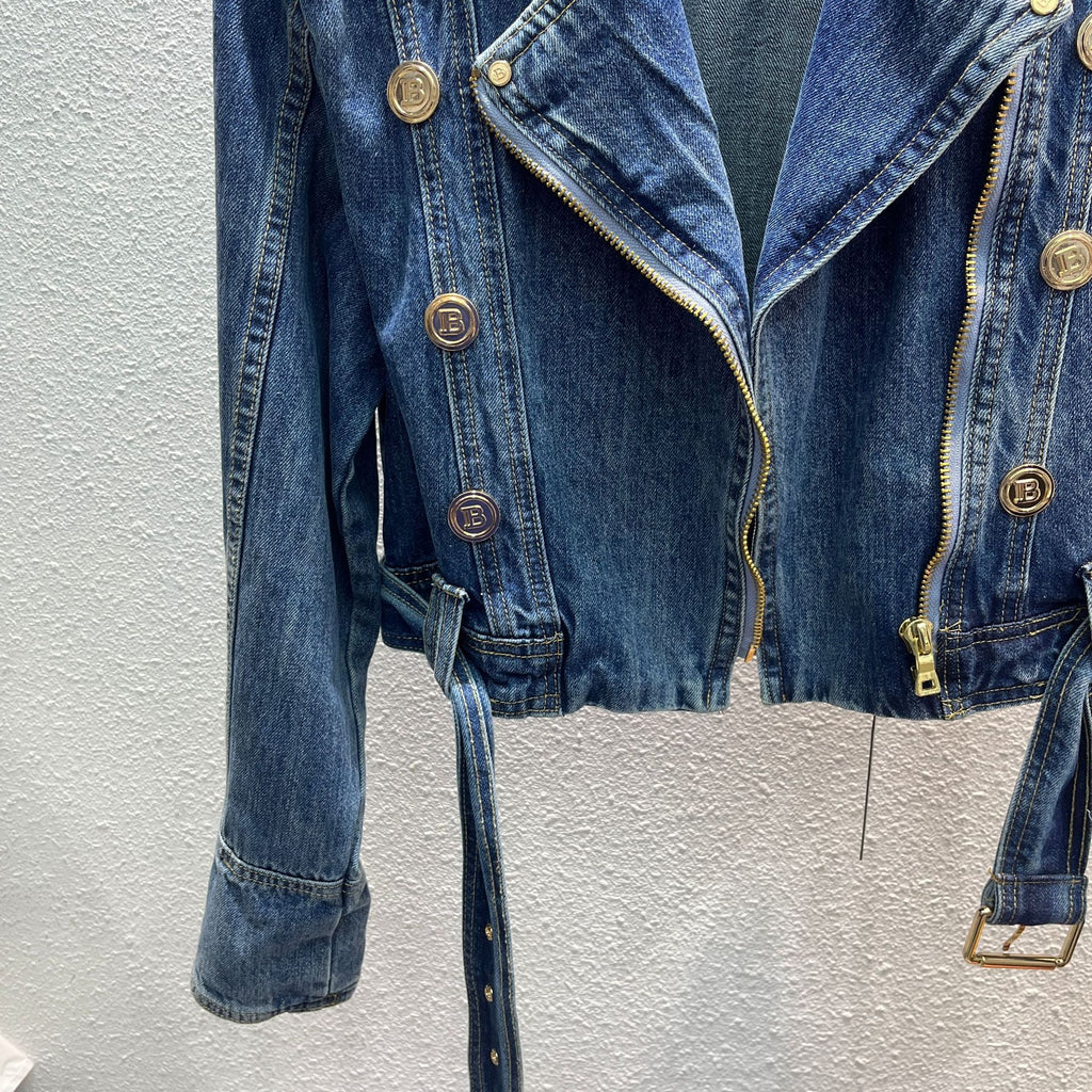 Popular Street Cool Button Denim Coat Style coréen Loose Et Idle Fan Car Top