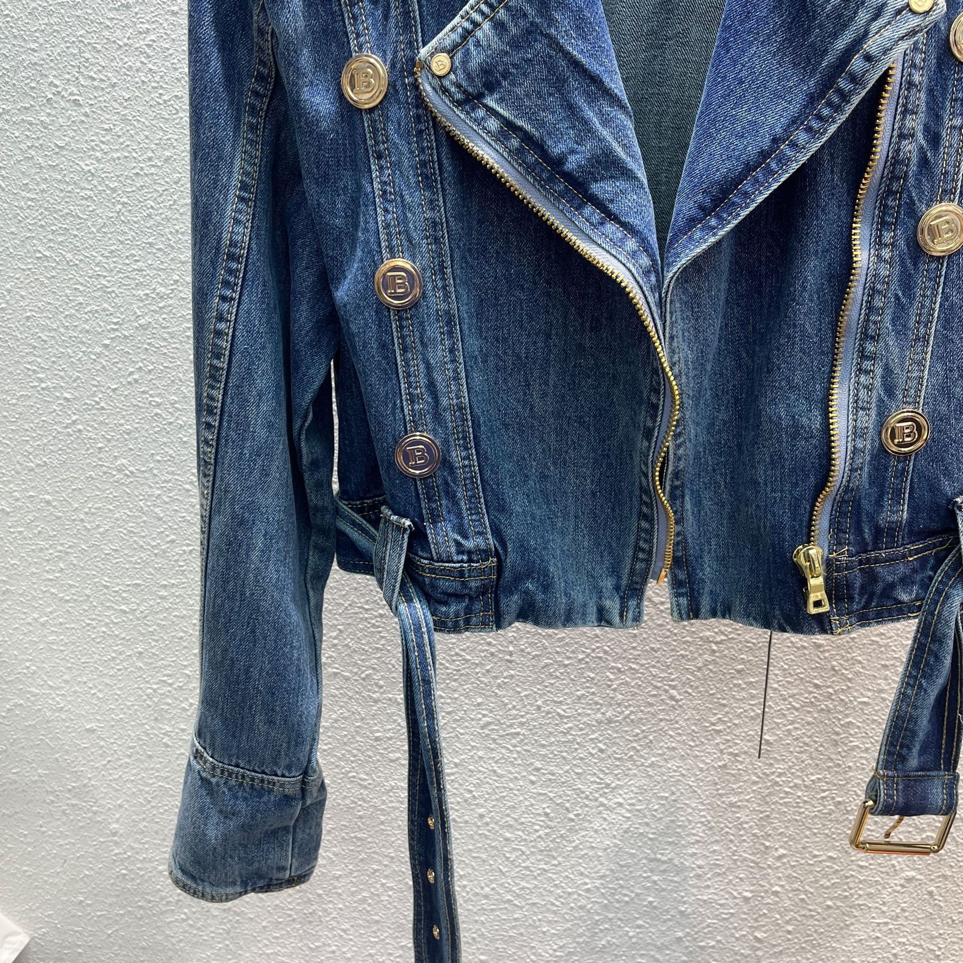 Popular Street Cool Button Denim Coat Style coréen Loose Et Idle Fan Car Top