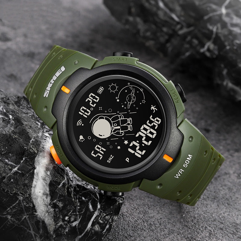 Multifunctional Spaceman Middle School Student E-Sports Watch