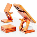 Support de bureau de recharge magnétique pliable 3-en-1