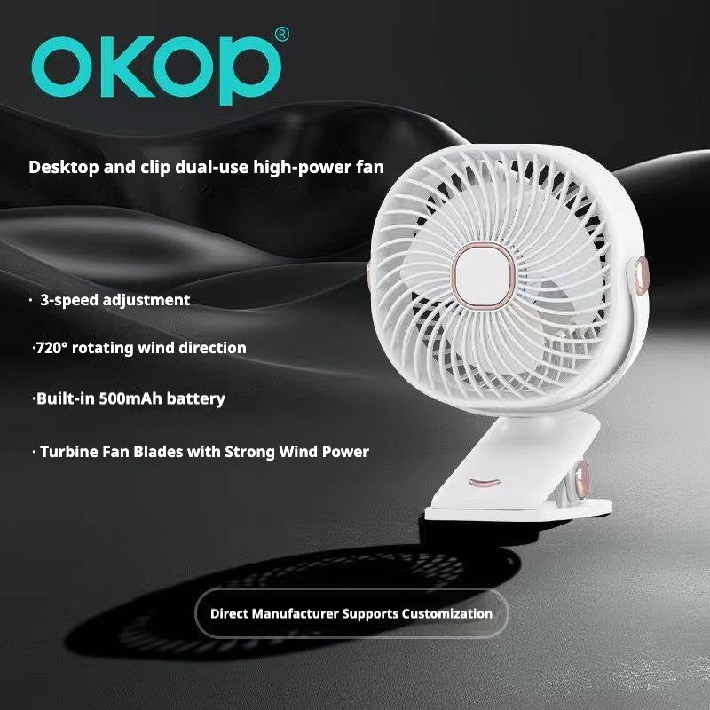 KP-F06 Ventilateur de bureau pliable multifonctionnel portable KP-F06