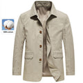 Bouton-up Casual Top style papa veste souple