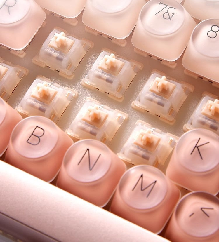 Liquid Foundation clavier sans fil Bluetooth mécanique bureau de prise à trois modes 84 clés