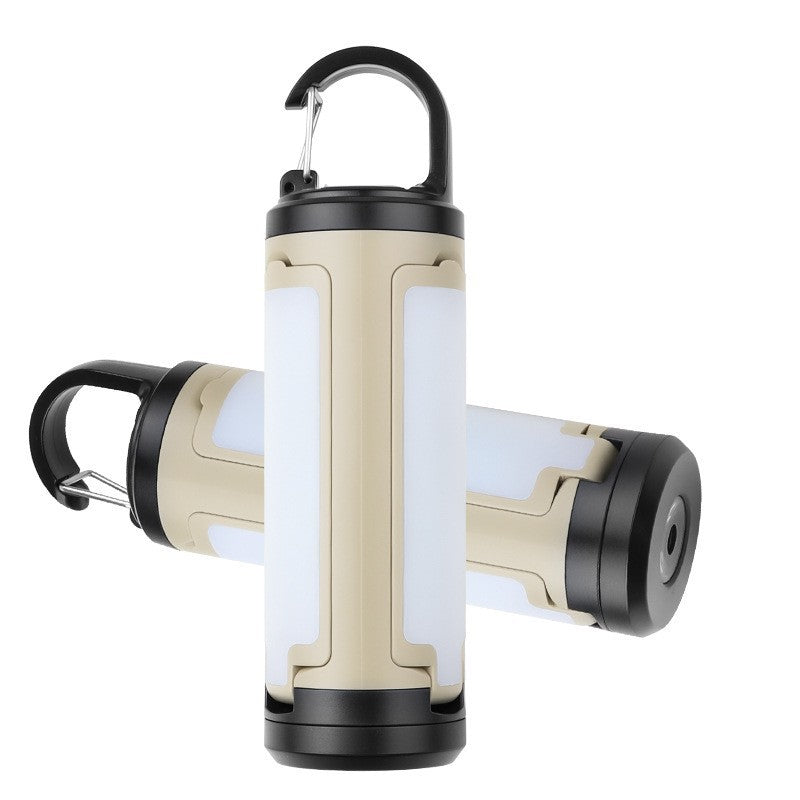 Lampe de camping pliable multifonctionnelle à quatre pieds