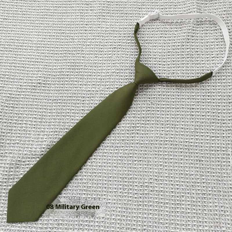 Tie bleu marine couleur solide
