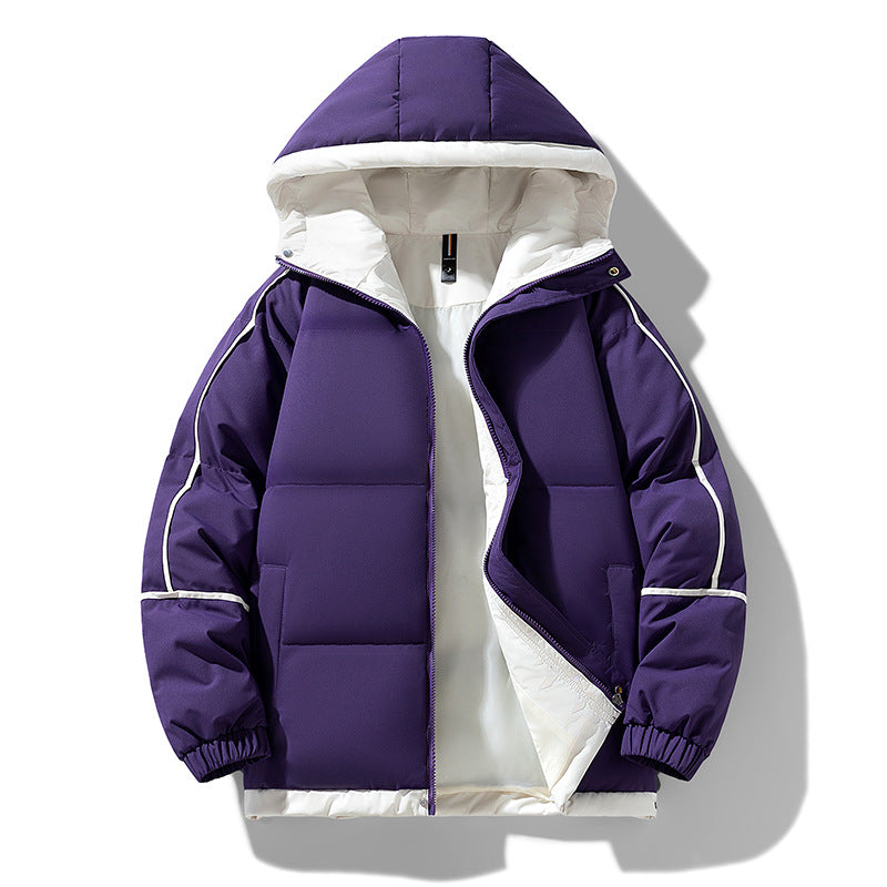 Vêtements à capuche à capuche en coton rembourré pour hommes