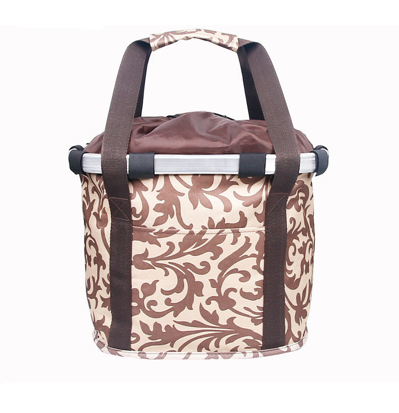 Sac de panier pliant en aluminium en alliage de mode