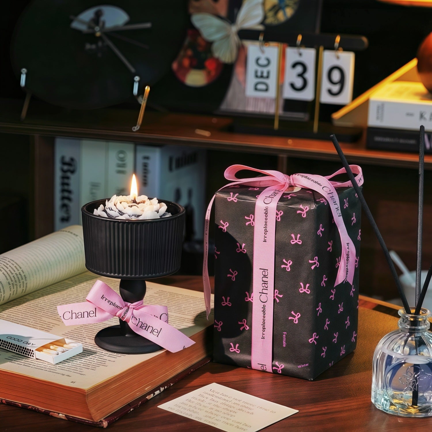 Diffuseur d'aromathérapie sans fumée de camellia française