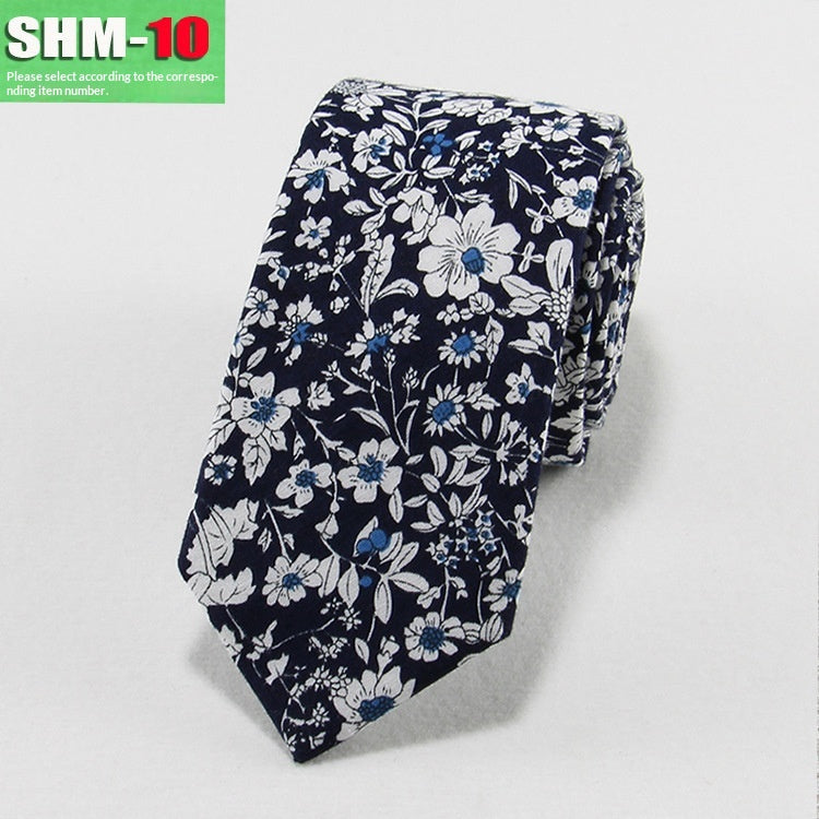 Narrow Casual Patterned Tie pour les hommes