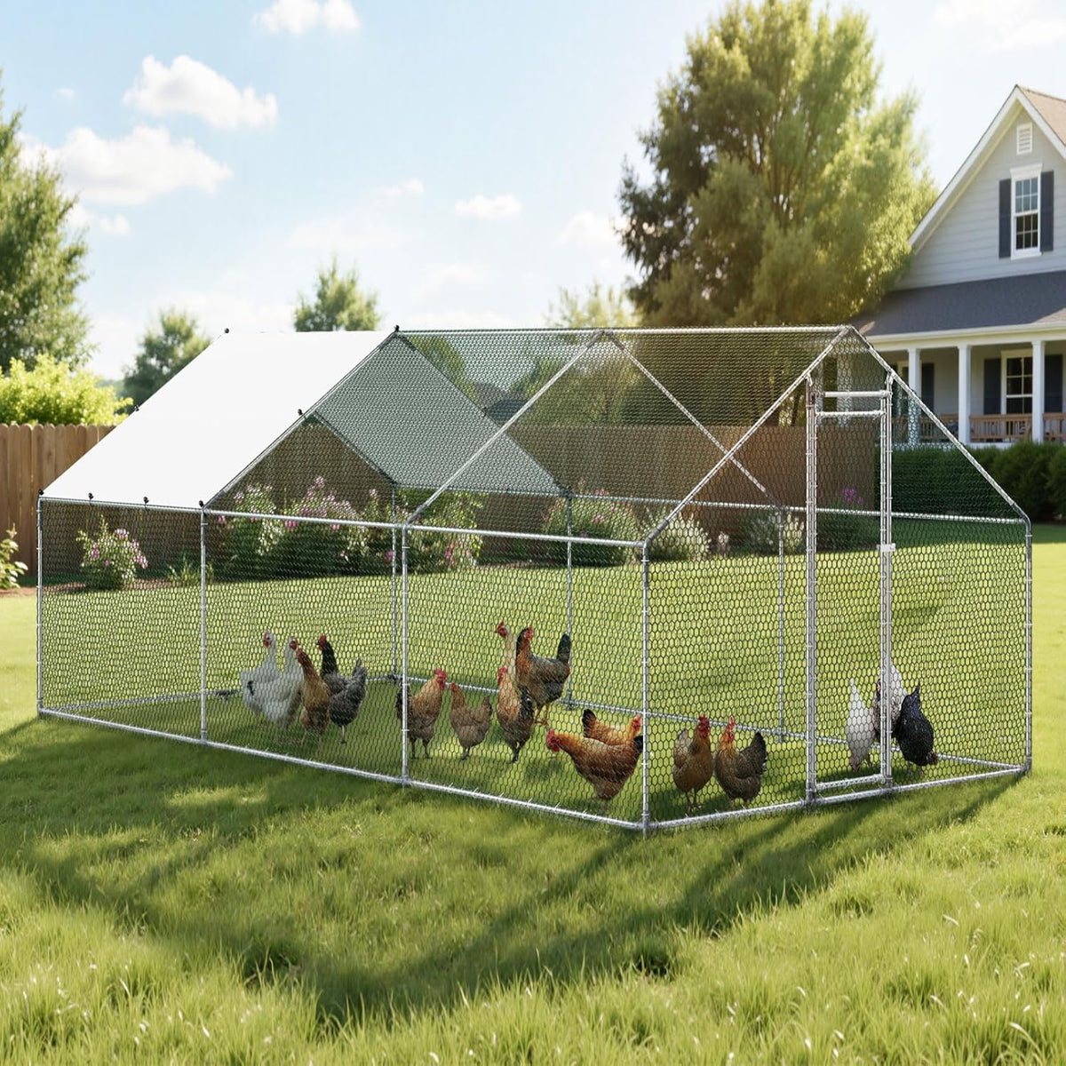 VEVOR Metal Chicken Coop