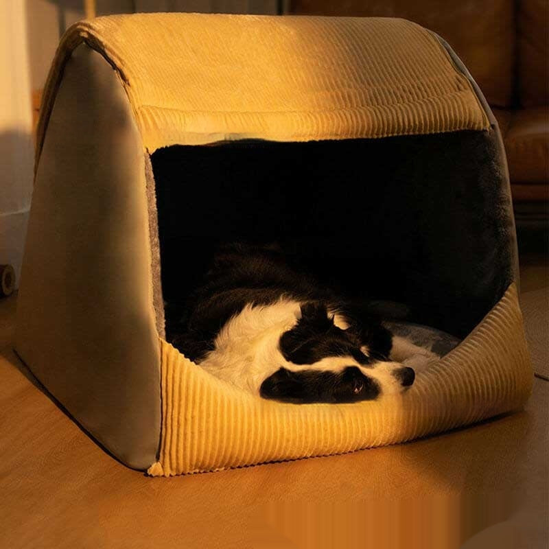 Maison de chien détachable et lavable toute la saison