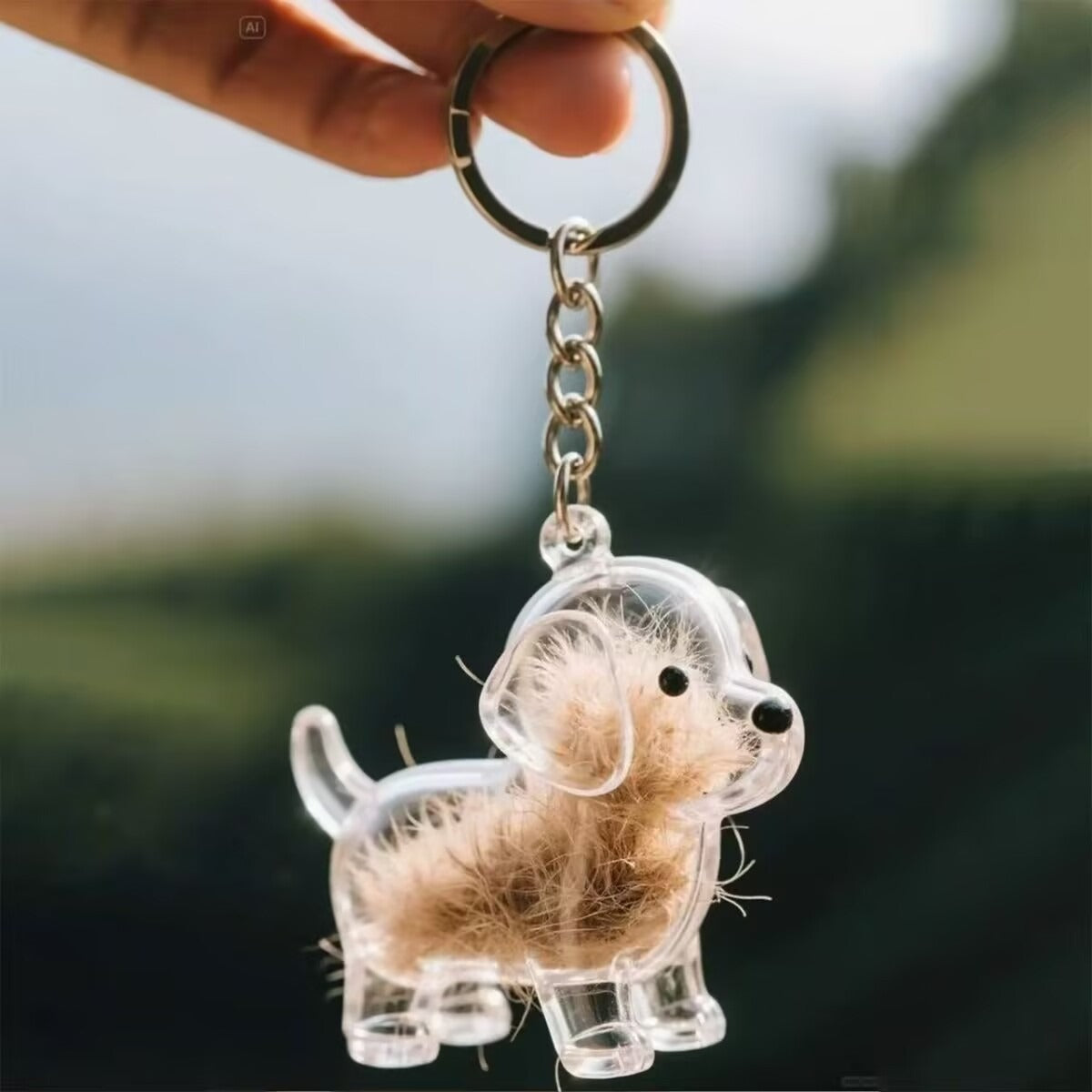 Boîte de stockage transparente de fourrure pour chiots Adorable stockage de boules de fourrure d'animaux