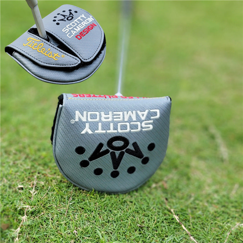 Bande droite Putter Golf Club Cover Head Cover Ball Head Protection Cover