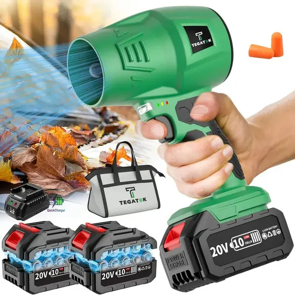 Bouffante de feuille sans fil de haute puissance 20000RPM Turbo Jet Air Blower 20V Pile-main actionnée
