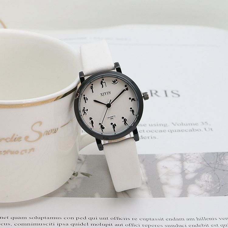 Mori Personality Scale Quartz Montres Mode Petit Kit Hommes et Femmes