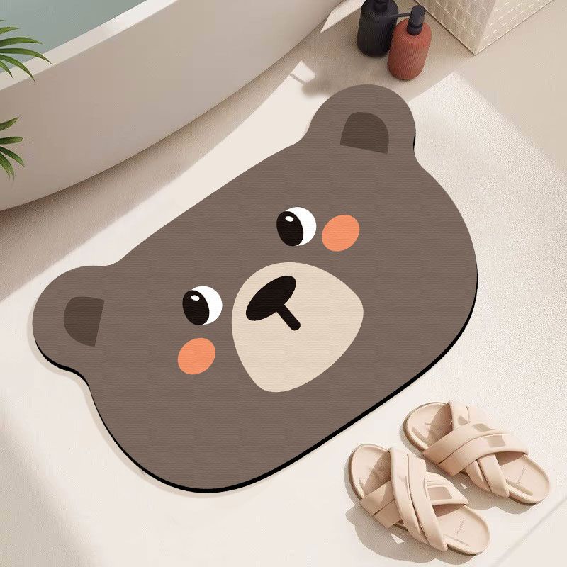 Tapis antidérapant absorbant pour la salle de bains