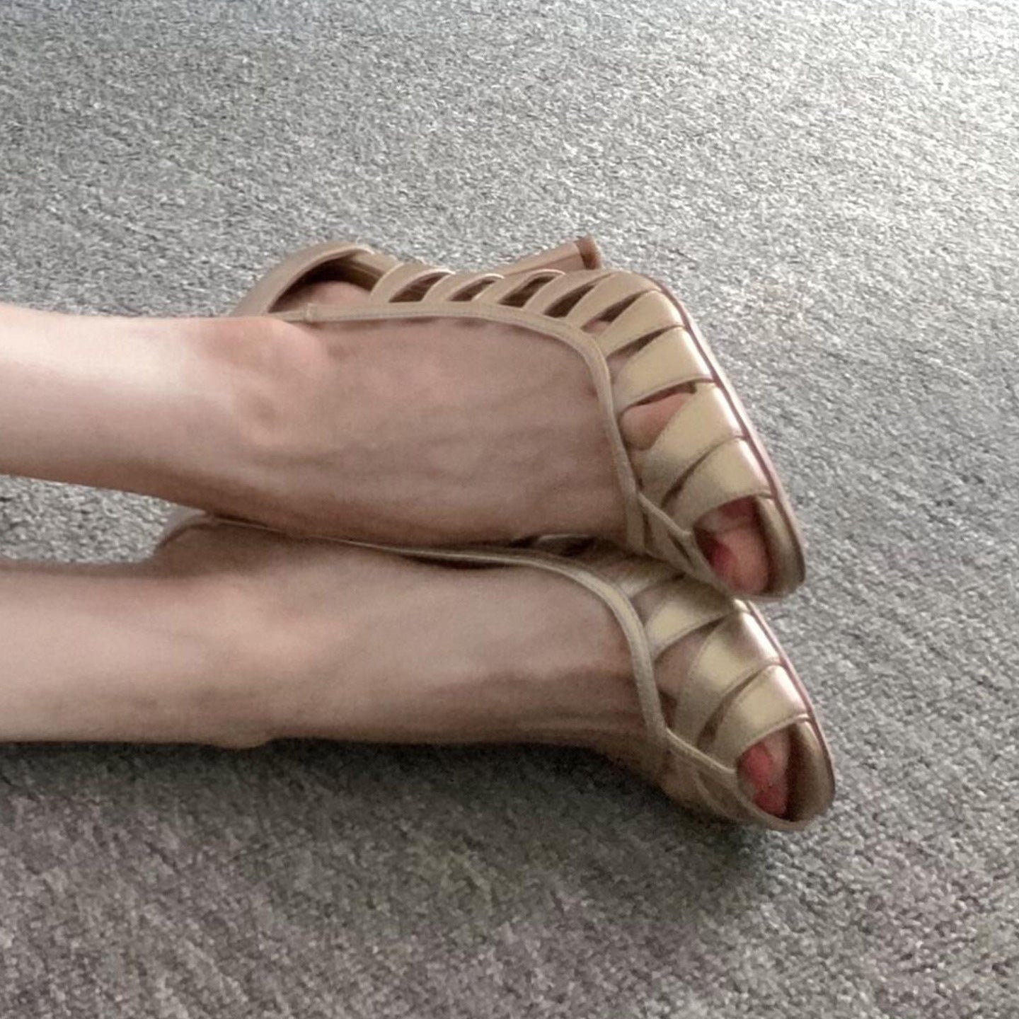 Elégant style français Peep-toe talons hauts femmes arrivée