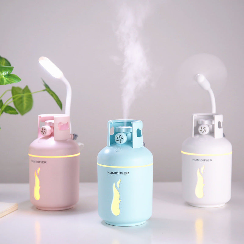 Humidificateur de type réservoir à gaz monté sur voiture