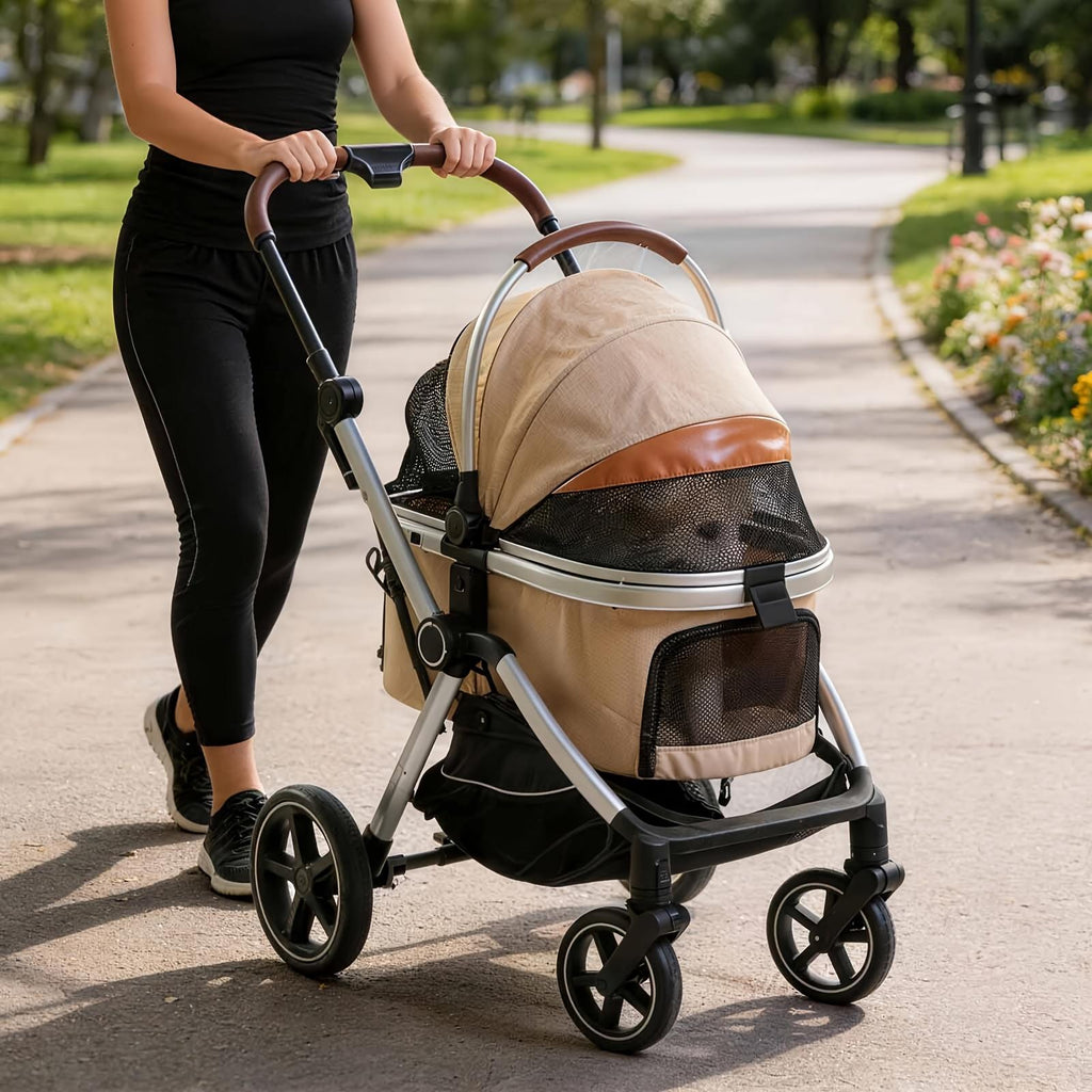 Poussette polyvalente pour chiens et chats petits à moyens