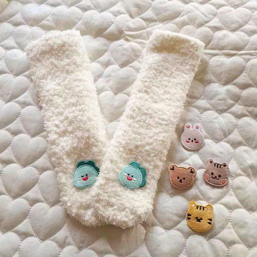 Couvre-pieds de bébé Couvre-chaussures chaudes épaisses Protège-pieds Couvre-chaussures d'hiver