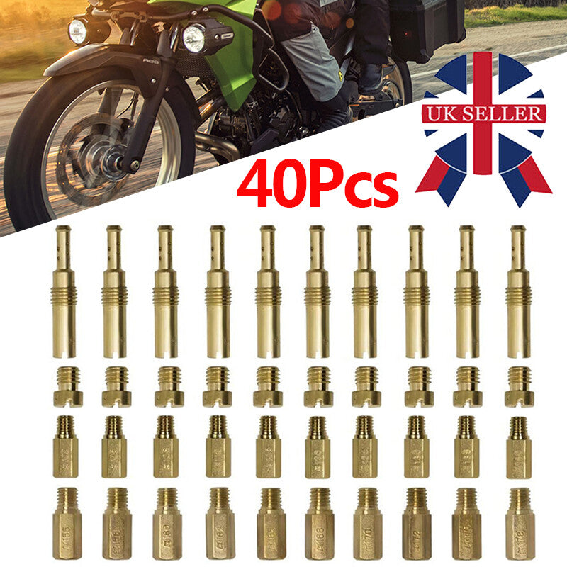 40Pcs pour PWK Keihin OKO Carbures Carburateur jets principaux avec lent pilote Jets Kit