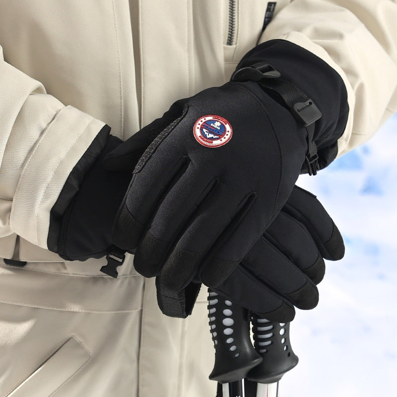 Gants d'équitation de sports d'hiver pour hommes