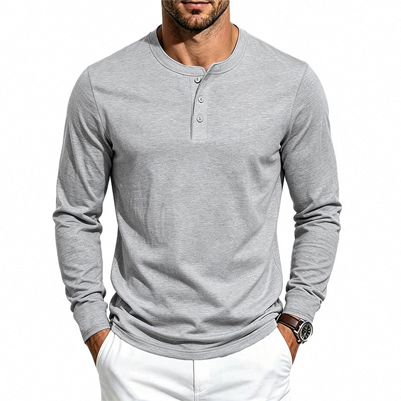Simple Casual Retro poids lourd Versatile Manches longues Top