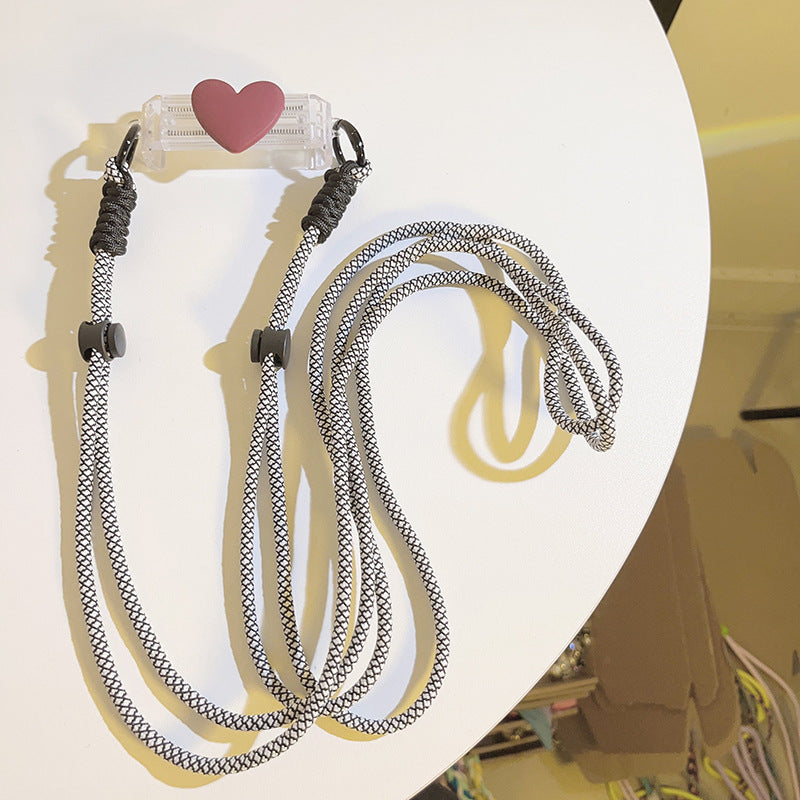 Beau look Small Love Back Splint Mobile Phone Lanyard Universal