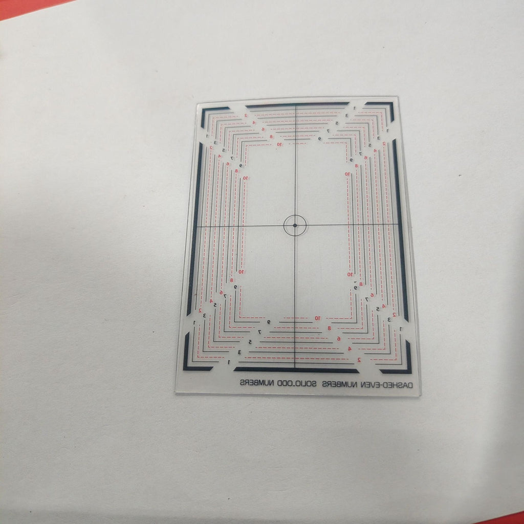 Cartes à jouer en plastique PET à haute transparence avec carte de centrage