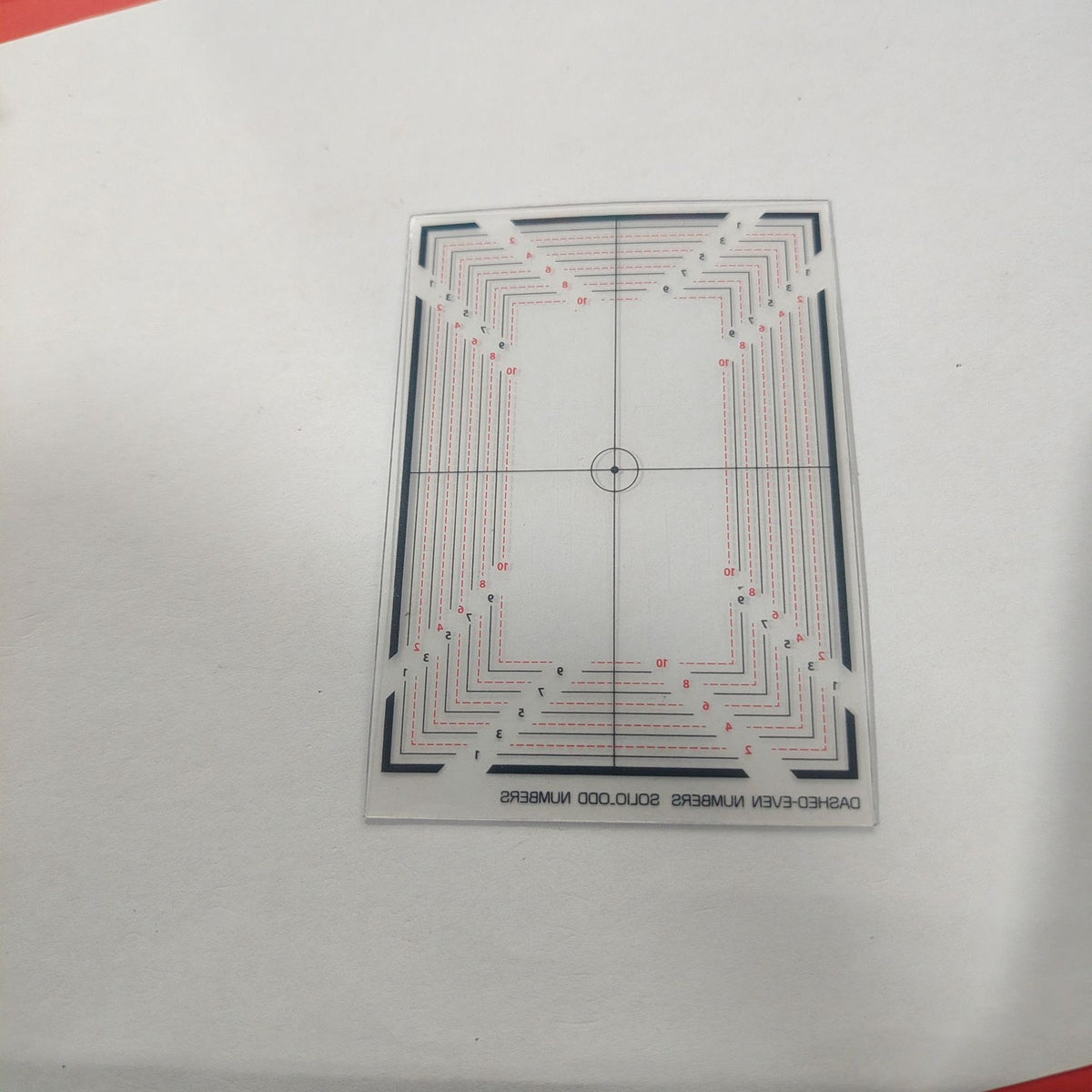 Cartes à jouer en plastique PET à haute transparence avec carte de centrage