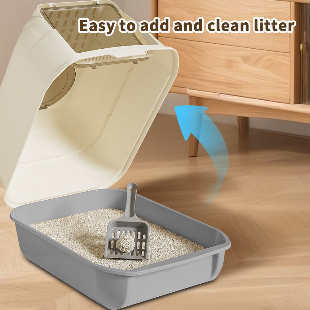 Uniquement prise de soi---Double porte Cat Litter Box